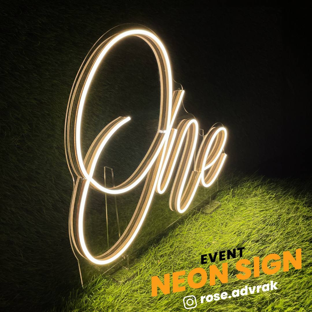 One Neon With Stand