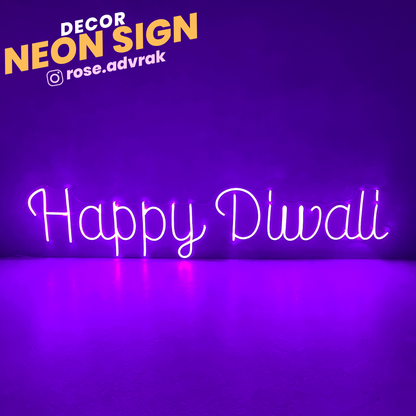 Happy Diwali Neon Sign