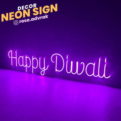 Happy Diwali Neon Sign