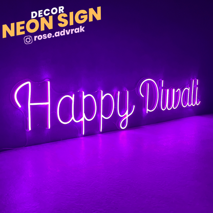 Happy Diwali Neon Sign