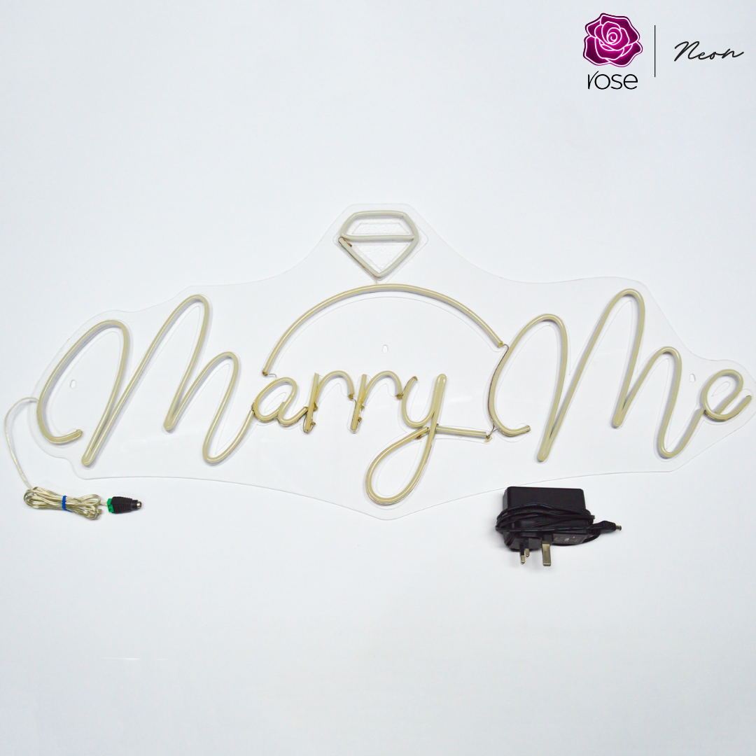 Marry Me Neon Sign